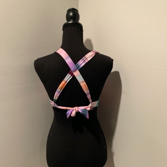 La Blanca Ocean Tides Bikini Top in Multicolor size 10 - Picture 3 of 6